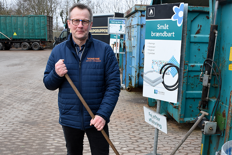 Anders på genbrugsstation