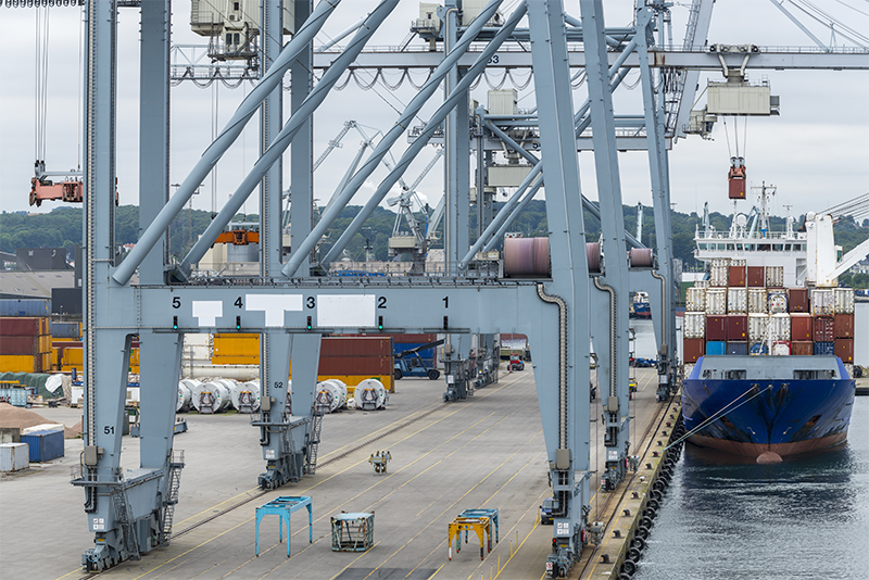 Industri ved Aarhus Havn